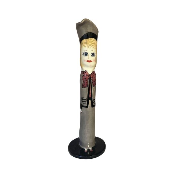 Bella Casa Susan Paley By Ganz Diana's Designer Suit Bud Vase 12" VGC - Picture 1 of 6